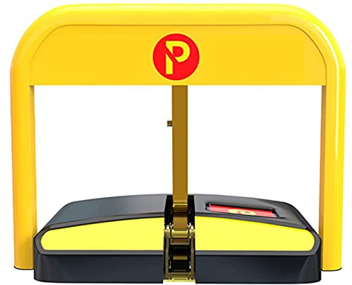 SSQUZA Parkplatzsperre Klappbar Abnehmbare Parksperre Missbräuchliche Parkplätze, Rost und Wasserabweisendes Material, für Gewerbliche oder Private Parkplätze,Automaticsensor