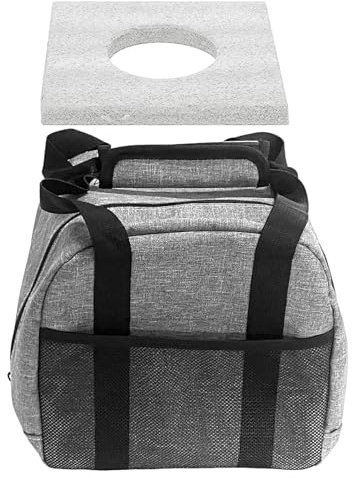 Besreey Sac de Boule de Bowling pour 1 Boule, Fourr-Tout Bowling Sac avec Poche en Filet