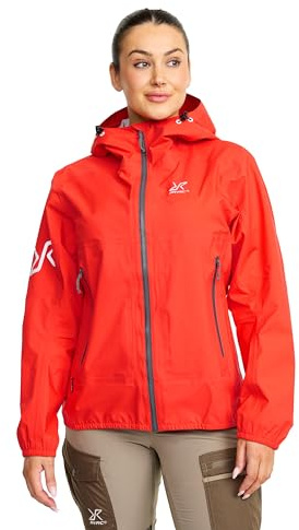 RevolutionRace Arcade 3L Lightweight Jacket Dam, Vattentät Jacka, Packbar Vindjacka för Hiking & Outdoor