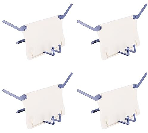 Clyictz 4 x zusammenklappbarer Tischnotenständer aus ABS, für Gitarre, Klavier, Violine, universelles Musikinstrument