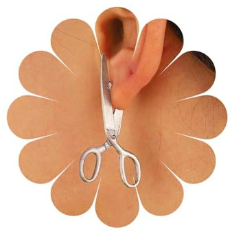 Inateannal Pendientes Góticos de Tijera Grandes - Plata, Vintage, Divertidos - Diseño de Gota en Forma de Tijera - Llamativos para Peluqueros