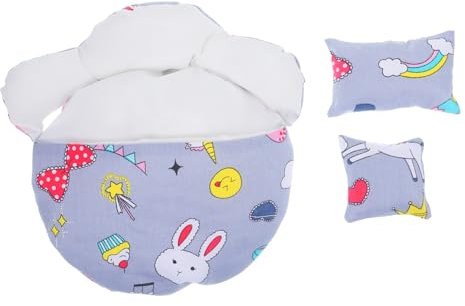 BCOATH Adorable Puppenschlafsack Aus Weichem Stilvoller Mini Schlafsack Für Bjd Dolls Niedliche Schlafsack-Dekoration Für Puppenhaus Und Puppenbett Leicht An Auszuziehen Langlebig Modisch