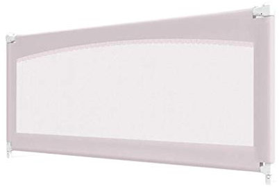 Bettgitter für Kinder, Sicherheitsbettgitter, Schutzzaun für Kinderbetten, Absturzsicherung, große Bettblende, vertikales Anheben (Farbe: Pink, 180 cm)