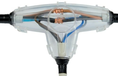 ViD Gießharz-Verbindungsmuffe T-Form 183x107x45mm | Kabel-Ø 6-16mm; für abgezweigte Verbindungen