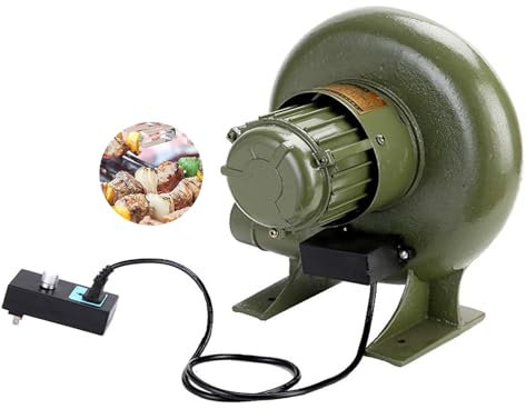 Pealihuy Elektrisches Schmiedegebläse, Kreiselgrill-Pumpengebläse, Kohleschmiede-Luftgebläse, kompakter Grill für den Außenbereich, 40 W