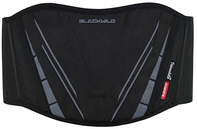 BLACKWILD Nierengurt Motorrad mit Thinsulate™ Isolierung – Rückenstütze & Wärmeschutz für Touring, Sport & Alltag – Verstellbar, Atmungsaktiv | Nierengurt Herren und Damen