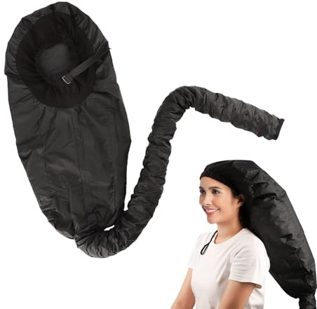 Hauben-Föhnkappe, Haartrocknerhaube, bezaubernde, verstellbare natürliche Haare, professionelle Trocknerhaube, tragbarer Trocknungshut für Dusche, Nacht, Kindersalon und Zuhause, 70 cm