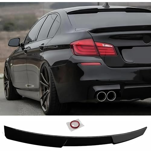 Passend für BMW 5er F10 M4 Dachspoiler 2010–2016 Klavierlack-Schwarz ABS-Kunststoff