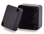 BOXEXPERT Kunststoff-Gehäuse Serie Elbe 52x50x35mm IP 65 grau RAL7015 Schaltschrank Verteilerkasten