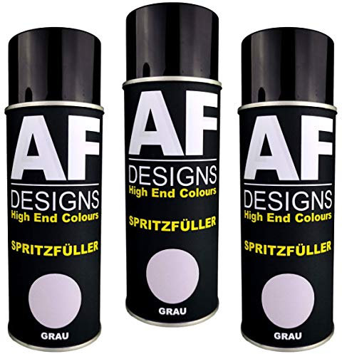Alex Flittner Designs Spritzfüller Spraydose - Spritzspachtel Grundierung Spray für Autolack - Hochwertiger Primer Spray und Haftgrund - Effektive Grundierung Metall für Professionelle Anwendungen