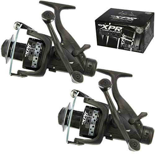 2x NEW NGT XPR 6000 10BB Carp Coarse Fishing Bait Runner Reel Deluxe Twin Handle