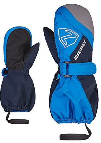 Ziener Unisex Baby Laurus Mitten Ski-Fäustling/Winter | wasserdicht, Lange Stulpe, reflektierend