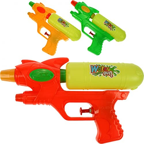 3er Set Wasserpistole Klein mit 100 ml Wasser Tank Spritzpistole Wassergewehr 20 cm Spielzeug Wasserspritzpistole 0,1l Fassungsvermögen