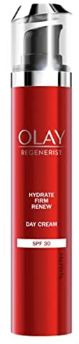 Olay Regenerist Tagescreme (50 g) mit Amino-Peptiden und Vitamin B3, Gesichtscreme Damen, Anti Aging, Pflege für alle Hauttypen für Frauen, strafft die Haut sichtbar, mit LSF 30