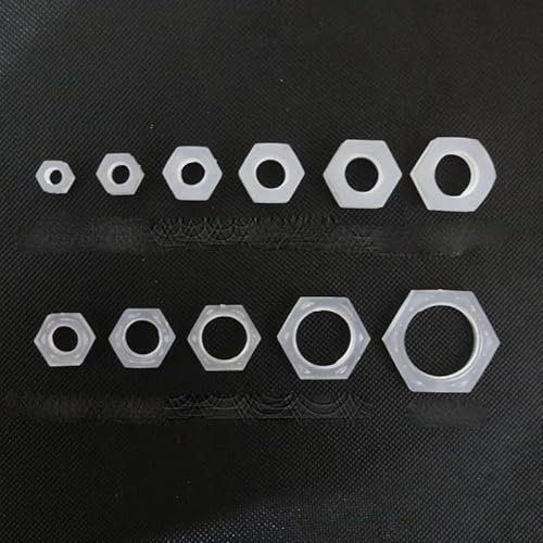 5 Stück Kunststoff-Sechskantmuttern, Muttern M6 M8 M10 M12 M14 M16/G1/8 G1/4 G3/8 G1/2 G3/4 Befestigung Normteile-G1-4