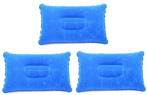 Wudaizhi 3 -teilige Aufblasbare Campingkissen -Set - Ultralight & Compact for Neck & Lumbal Support, Perfekt Für Reisen- Und Outdoor -Abenteuer