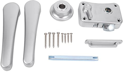 Ksrnsne RV Toilet Door Lock Bathroom Door Lock Caravan Boat Handle Lock RV Accessories