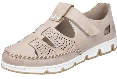 Rieker Zapatos Descalzos para Mujer 49958, Beige, 40 EU