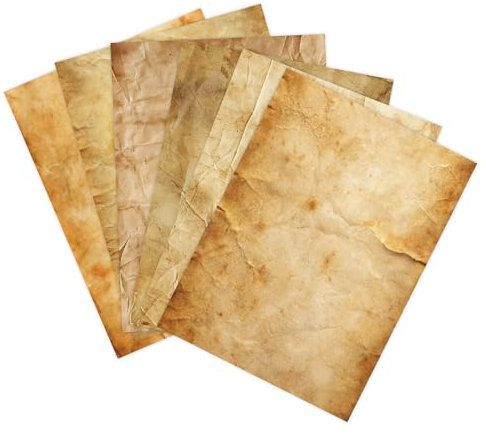Vintage Paper Parchment Writing Paper Stationary Paper 48 Sheets,A4 Old Age Printer Paper,Vintage Antique Paper,Retro Painted Border Letterhead,Double-Sided 8.2×11inch Stationery Paper(Vintage 48)