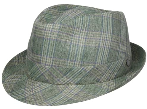 Lierys Murton Sombrero Trilby Cuadros Glencheck Unisex Primavera Verano