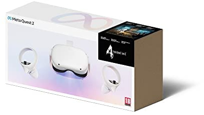 Meta Quest 2 — Advanced All-In-One Virtual Reality Headset , 64 GB - White (Renewed)
