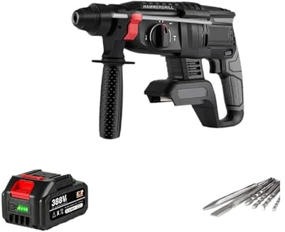 Trapano A Percussione Elettrico Senza Spazzole, Multifunzione, Portatile, Fili, Efficiente, Ricaricabile, Utensile Rotante For Batteria Da 18 V Elevata Capacità Di Perforazione(Pattern 4)