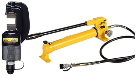 Utensile Idraulico, Pinza Per Capicorda Per Cavi Con A Cuneo Portatile Per Aggraffatrice Per Tubi Idraulici(SC-22+CP-700)