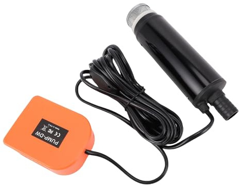 Xiuganpo Cordless Submersible Water Pump, 500GPH Battery Powered Portable with Sediment Filter One Key Start, Water Pump for Basements for Swimming Pool Covers Ponds Irrigation Gardening