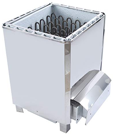 Fdit Poêle de Sauna triphasé 380V, Construction en Acier Inoxydable avec Commande Mécanique pour équipement de Sauna, 10.5KW 12KW 15KW 18KW (15KW)