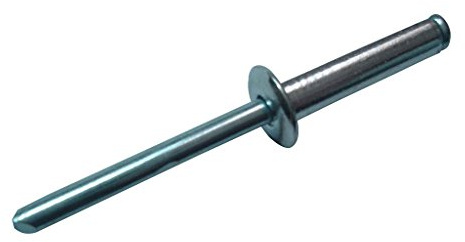 Merriway BH02212 (100 Pcs) Aluminium Alloy Pop Rivet, 3.2 x 13 mm (1/8 Inch x 1/2 Inch)- Pack of 100 Pieces