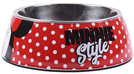 Cerdá - For Fan Pets, Comedero para Mascotas de Minnie Mouse - Licencia Oficial Disney, Multicolor, L