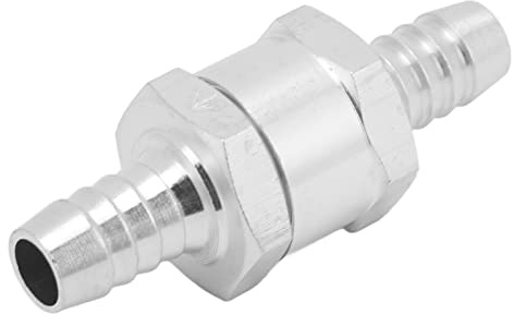 Clapet Anti-retour Unidirectionnel pour Voiture, Bateau de Voiture 1 Voie Clapet Anti-retour 4 Mm-16 Mm en Alliage D'aluminium Universel pour Essence, Biodiesel, Eau, Liquide de Refroidissement,(10mm)