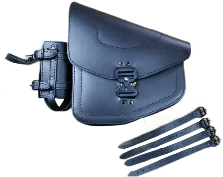 ORLETANOS Motorradtasche Odin Blackline kompatibel mit Harley Davidson Softail Heritage Breakout Fat Bob Street Bob Reisetasche