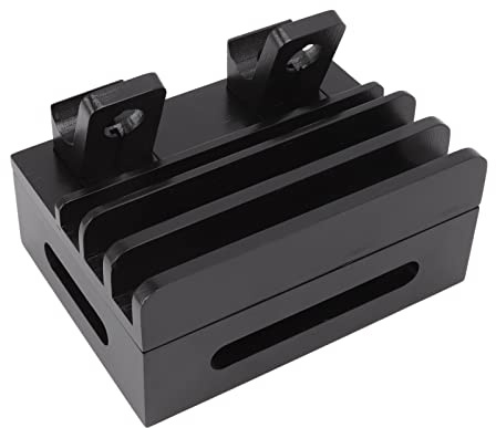 Fdit Ladestation 5-Port-Ladegerät, Ladegeräte, Netzteile, Ladestationen, Bambus-Ladestation, Multifunktions-Ladestation, Rack für Telefone, Tablets, Uhren, Elektronik (Schwarz)