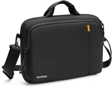 tomtoc Laptop Tasche für Neu 14-Zoll MacBook Pro M5 Pro/Max (2026) A3426 A3427 A3434, M4/M3/M2/M1, 360° Schutz für MacBook, Wasserabweisend Laptoptasche Schultertasche Passt 13,8 Surface Laptop 7
