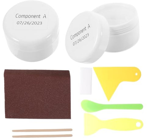 Tile Repair Paste White Crystal Particles for Porcelain