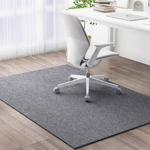 Bürostuhl-Bodenmatte Schreibtischstuhlmatte für Hartholzböden | 120x180cm,Rutschfeste, Harte Bodenschutzmatte, Bürostuhl-Unterlage, Computerstuhl-Teppich für Heimbüro