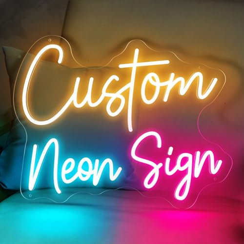 Letreros de neón personalizados, letrero led, letrero neon personalizado Letras con Nombre Personalizado para Decoración de Pared, negocios, dormitorio, Boda, Cumpleaños
