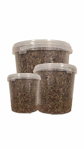 10 kg Getrocknete Mehlwürmer – Proteinreiches Naturfutter für Vögel, Fische, Reptilien, Nager und Kleintiere