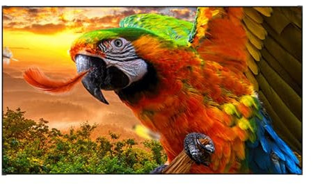 Projector Screen, Projector Movies Screens, Wall/Ceiling Mounted Fixed Frame, Projection Screen For Camping Party,Backyard Home Theater(60(16:9))