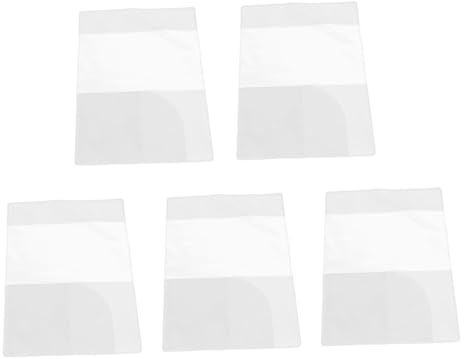DOITOOL 5stücke Transparente Passhülle aus wasserdichte Reisepasshüllen Passhüllen Durchsichtige Schutzhülle für Pässe Reisepassetui