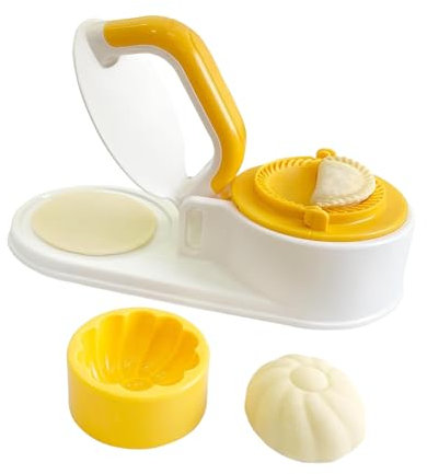 Machine À Raviolis - Machine À Feuilles de Raviolis - Accessoire de Cuisine Polyvalent pour Préparation de Wontons, Pâtés et Plats Maison au Quotidien