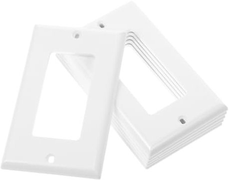 WOONEKY 6pezzi Piastre Decorative Da Parete Coperture Per Prese Elettriche Inserti Per Prese Muro Pannelli Decorativi Per Interni Per Installazione Semplice