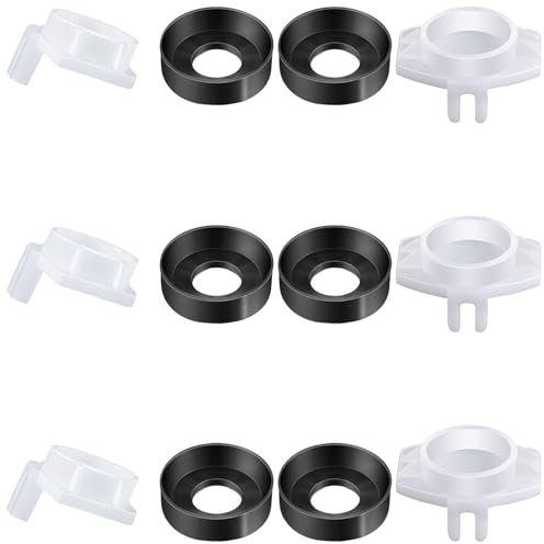 Pack of 6 Multipurpose Bathtubs Spouts Diverter Repair Set Leakproof Fix Replacement Parts Accessory for Shower Faucet