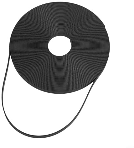 Magnetic Whiteboard Divider Tape Roll Black PVC Film Strip 6MM x 8M Grid Line Marker for Office Classroom Schedule Calendar Metal Surfaces Organization Teaching Planning Chart
