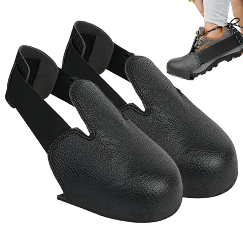 Inserti Punta In Acciaio: 1 Paio Di Coperture Per Scarpe Anti Smash Con Cinghie Elastiche | Toe In Acciaio Protezione E Protezione Metatarsale Per Stivali Di Sicurezza | Cuscino A Sfera In Piedi Per