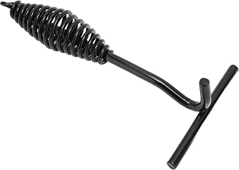 Generic Oven Rack Puller, Dutch Oven Accessories Dutch Tripod with Spiral Handle 26CM Length Iron Lid Lifter, Camp Lid Lifter, Outdoor for Outdoor Hiking