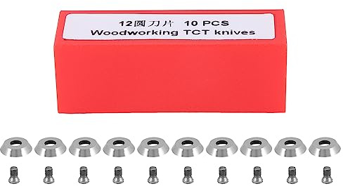Rastapulz Ci3 Redondo 12 x 2,5 mm Carburo de Cementado Cuchilla para Bricolaje Torno Herramienta de Terminación Rotación 10 Piezas