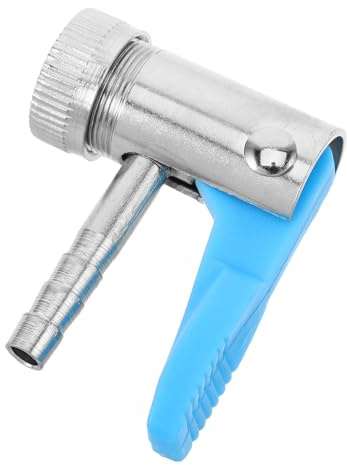 Healeved Mandrin à Pneus en Cuivre 6 Mm à Connexion Rapide, Embout de Gonflage Clipé, Raccord pour Compresseur D'air, Accessoire Solide pour Entretien Pneus Voiture et Moto, Adaptateur