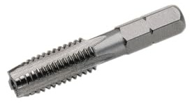 SW-Stahl 82214L Gewindebohrerbit M6 x 1,0 - Maschinengewindebohrer HSS | Kurzer M6 Gewindeschneider mit 1/4 Zoll Sechskant-Bitaufnahme, Einschnittgewindebohrer für Metall, Alu und Kunststoff